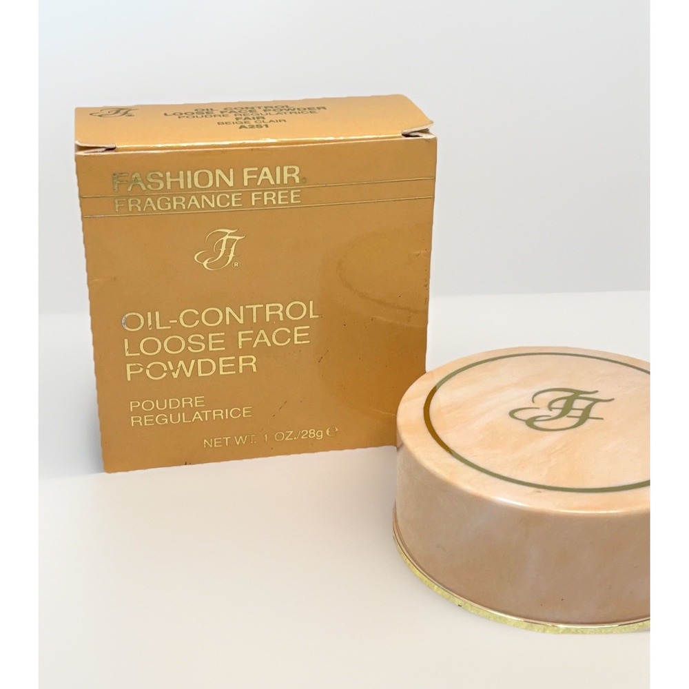 Fashion Fair Oil Control Loose Face Powder Fair Beige‎ Clair A251 SEALED 1 oz